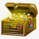 宝箱金币png免抠素材_88icon https://88icon.com 宝箱 礼物 财宝 金币