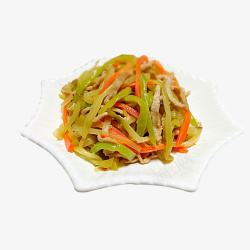 青椒榨菜肉丝食品餐饮素材