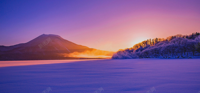 雪地雪山背景图jpg设计背景_88icon https://88icon.com 雪地 雪山 森林 植物 风景 旅游 海报banner 摄影