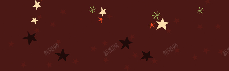 淘宝繁星红色底纹海报背景背景