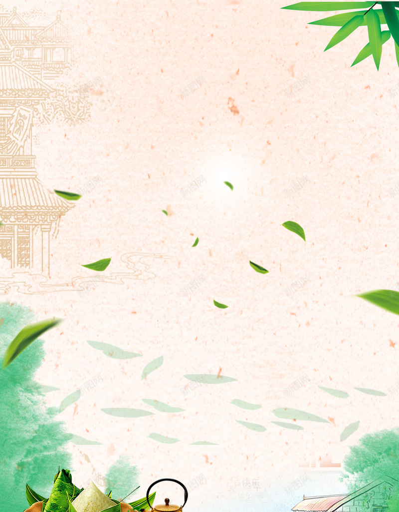 复古中国风美味粽子端午节海报背景素材jpg设计背景_88icon https://88icon.com 竹叶 美味粽子 复古中国风 端午海报 端午促销 端午节 粽子促销 端午节活动 广告设计 海报背景 温暖
