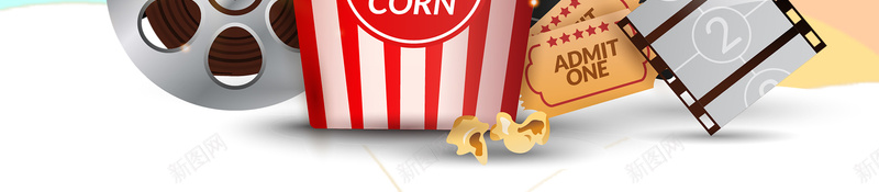 黄色爆米花电影海报psd设计背景_88icon https://88icon.com 云朵 影院 爆米花 狗狗 电影促销海报 电影无极限 电影院海报 黄色