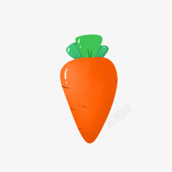 胡萝卜免扣PNG一颗小胡萝卜高清图片