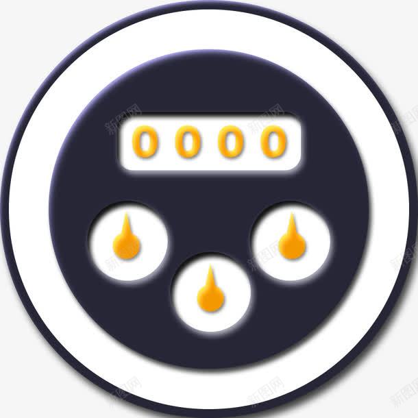 表png免抠素材_88icon https://88icon.com 橙色 示数 蓝黑