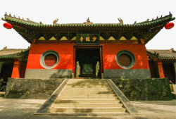 河南的少林寺素材