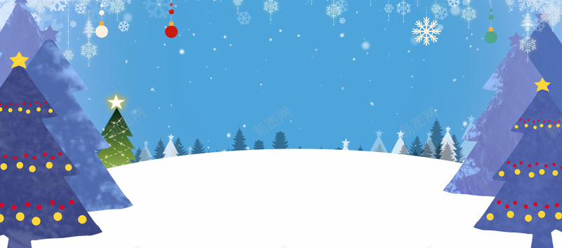 圣诞节扁平狂欢卡通圣诞树bannerpsd设计背景_88icon https://88icon.com 圣诞树 圣诞狂欢 圣诞节 球球 礼物 糖果 聚惠 雪人 雪花