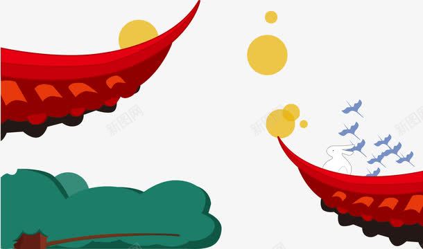 卡通屋塔房顶png免抠素材_88icon https://88icon.com PNG 免费 免费素材 卡通 屋塔 房顶