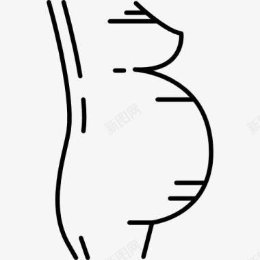 女人怀孕图标图标