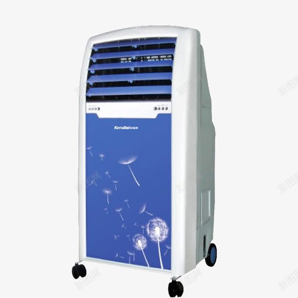 遥控空调扇png免抠素材_88icon https://88icon.com 产品实物 空调扇 蓝色