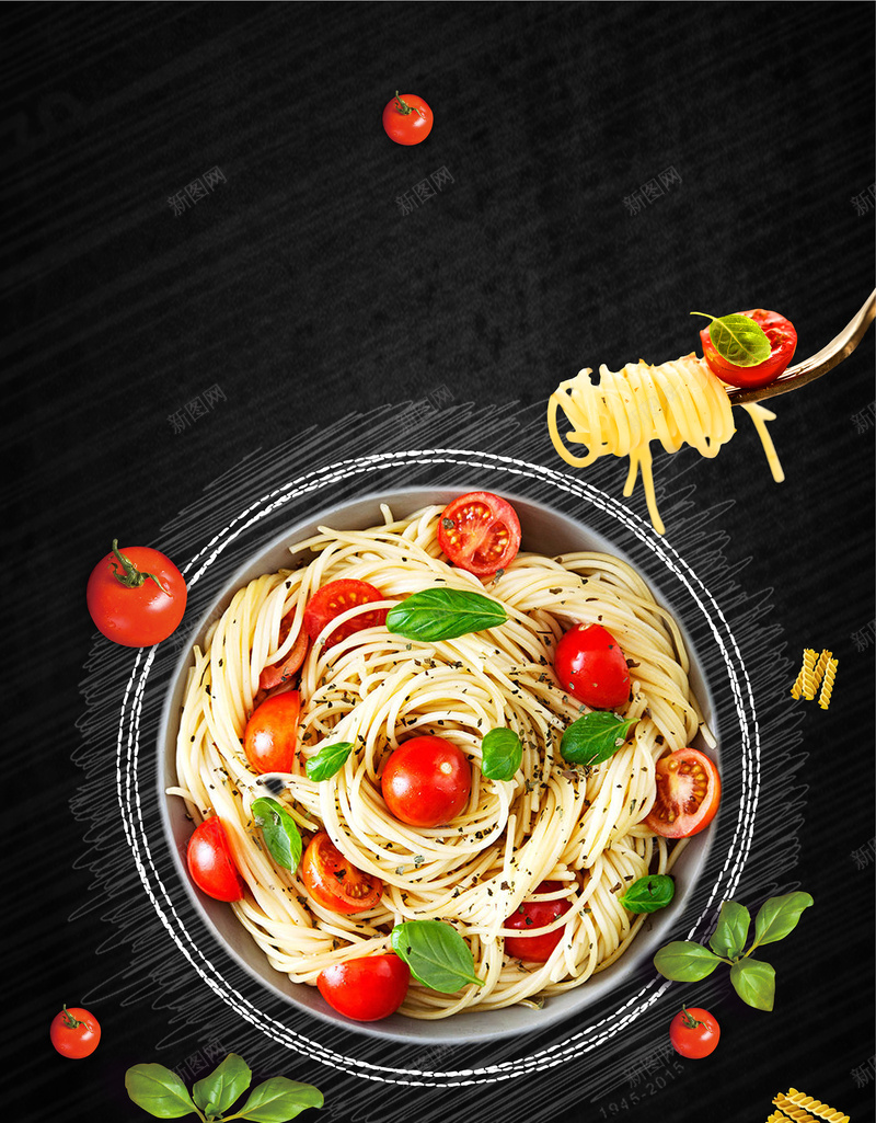 意大利面背景psd设计背景_88icon https://88icon.com 意大利面 活动 海报 番茄 矢量 美食 背景 餐厅