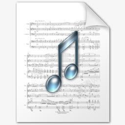MUSIC音乐文件图标图标