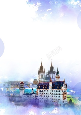 简洁异国风情土耳其旅游背景