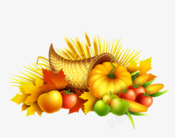 丰收节丰收的秋季蔬菜瓜果高清图片