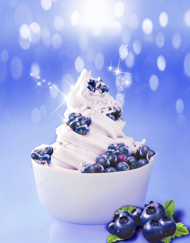蓝莓冰淇淋海报背景psd设计背景_88icon https://88icon.com 冰淇淋宣传海报 梦幻背景 水果 甜品 美味 美食 蓝莓冰淇淋图片图片下载 餐厅 餐饮