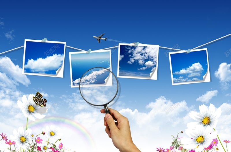 蓝天下手拿放大镜观看图片的背景psd设计背景_88icon https://88icon.com 蓝天 背景 下手 蓝天背景 背景图片 背景蓝天 蓝天图片 图片 放大镜 开心