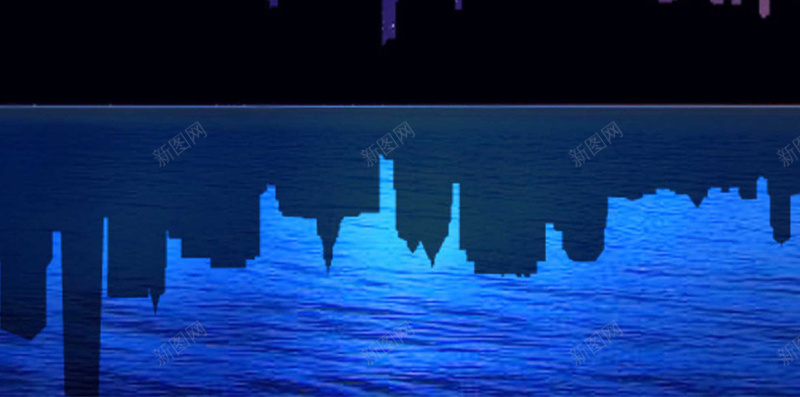 科技科幻夜景城市广告背景jpg设计背景_88icon https://88icon.com 城市 夜景 夜色 广告 科幻 科技 素材 背景 蓝色