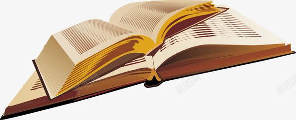 翻开的书本矢量图ai免抠素材_88icon https://88icon.com 书本 堆叠的书 矢量书本 翻开 矢量图