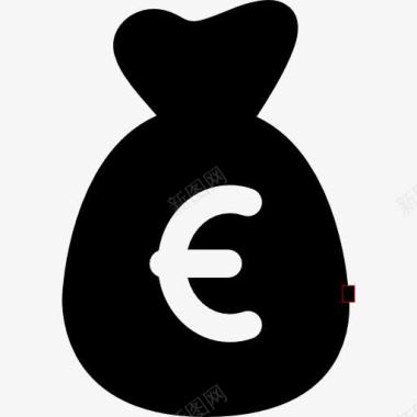财富欧元图标图标