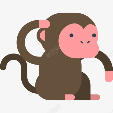猴子卡通图标图标