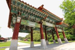 朝鲜王建王陵建筑素材