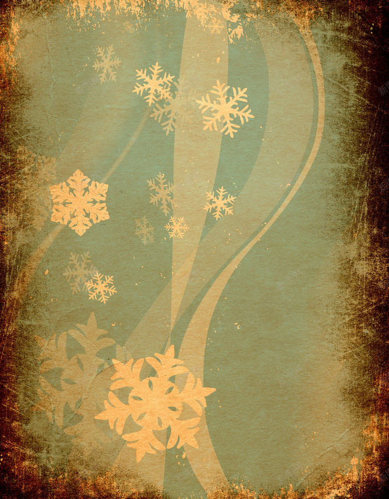圣诞节棕色雪花纹理背景图jpg设计背景_88icon https://88icon.com 圣诞节 冬季 复古 纹理 节日 黄色 绿色 雪花 温暖 质感