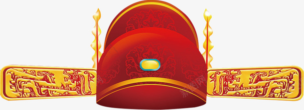 红色状元帽可用于中高考宣传png免抠素材_88icon https://88icon.com 中国风 中考 复古 状元帽 红色 金榜题名 高考
