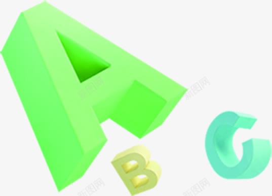 abc绿色立体海报字png免抠素材_88icon https://88icon.com abc 海报 立体 绿色