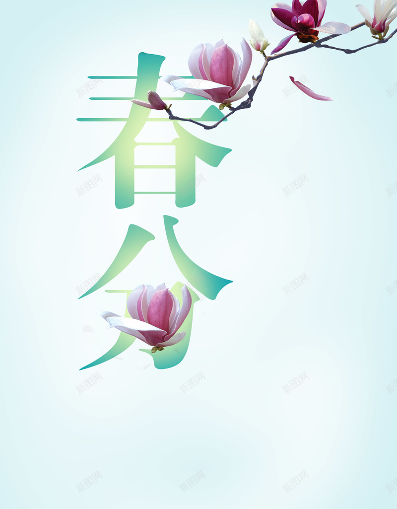 粉红木棉花化妆品促销背景psd设计背景_88icon https://88icon.com 促销 开心 木棉花 木棉花树 浅绿色 红色