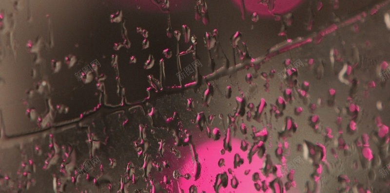 简约雨景手机H5背景jpg设计背景_88icon https://88icon.com 褐色 几何 圆形 水珠 玻璃 H5 h5 摄影 风景