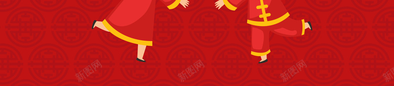 红色喜庆中国风过年背景psd设计背景_88icon https://88icon.com 红色 喜庆 喜气 中国风 中式 边框 底纹 过年 2018年 春节 年会