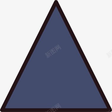 形状素材三角图标图标