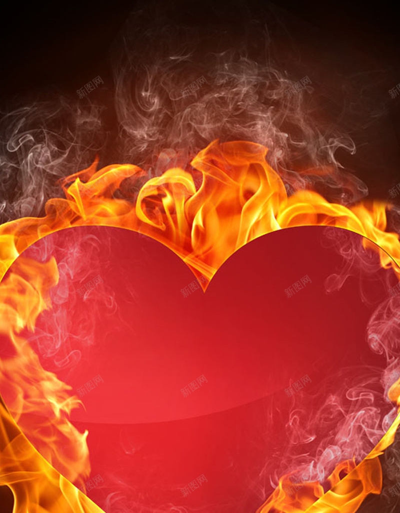 爱心火焰H5背景jpg设计背景_88icon https://88icon.com 红色 激情 狂欢 爱心 火焰
