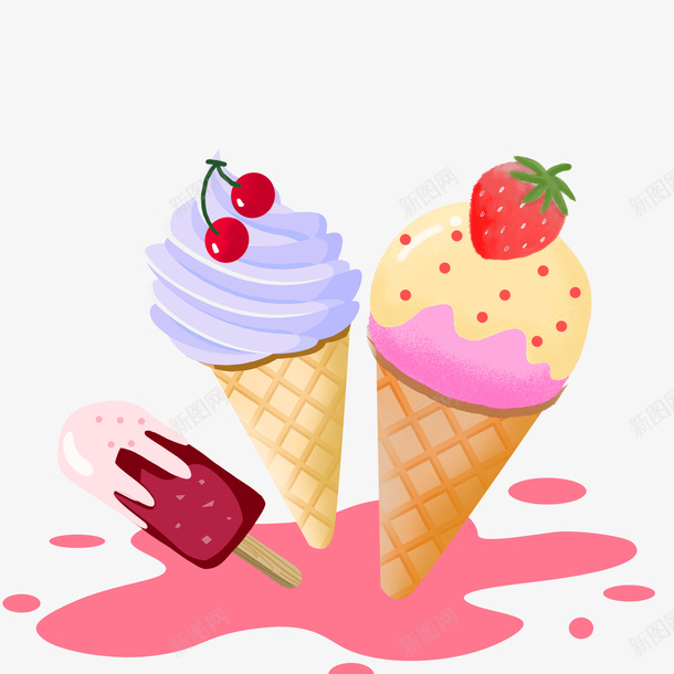 夏天小暑冷饮冰淇淋psd免抠素材_88icon https://88icon.com 冰淇淋 冷饮 夏天 小暑