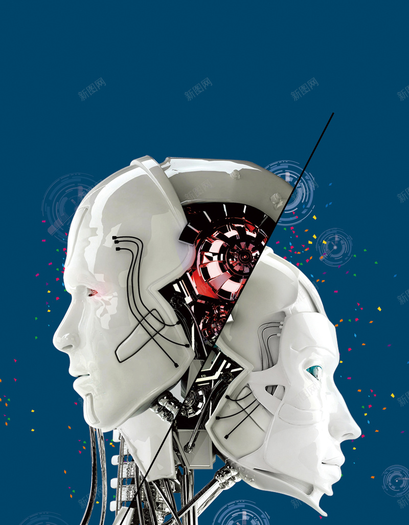 科技科幻智能宣传海报psd设计背景_88icon https://88icon.com 促销 宣传 广告 技术 智能 机器人 海报 科学 科幻 科技 背景