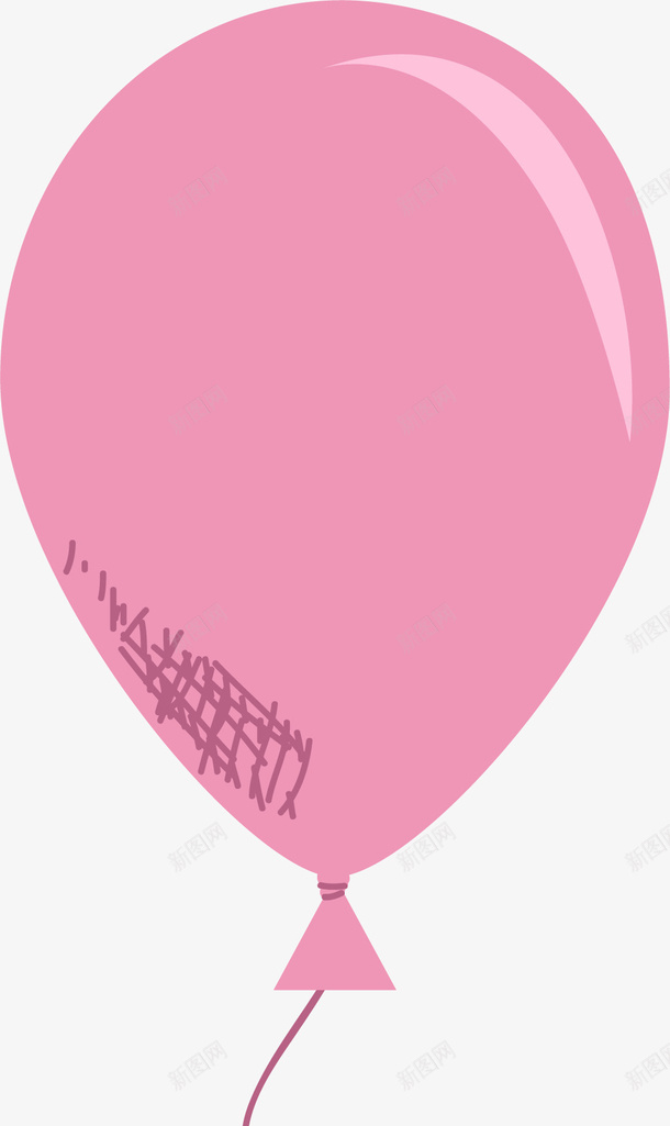 破损的卡通气球png免抠素材_88icon https://88icon.com 卡通气球 卡通美丽气球 卡通风格 气球 矢量气球 破损 美丽的气球