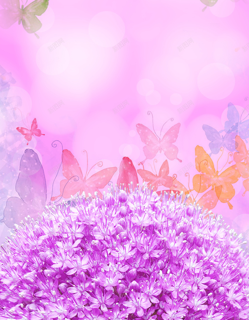 紫色浪漫梦幻花朵背景psd设计背景_88icon https://88icon.com 唯美 幸福 文艺温馨 梦幻 浪漫 紫色 花朵