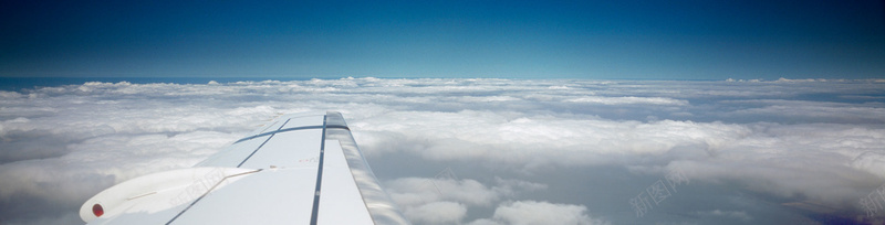 蓝天白云飞机背景背景