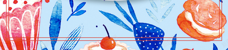 卡通美味烤鸡美食海报psd设计背景_88icon https://88icon.com 卡通 多彩 缤纷 美味 食物 美味烤鸡 零食 餐饮 边框 蛋糕 水果