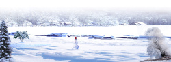 冬季男装圣诞雪冬季背景高清图片