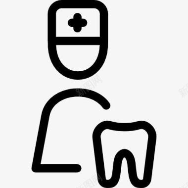 美白牙齿牙医图标图标