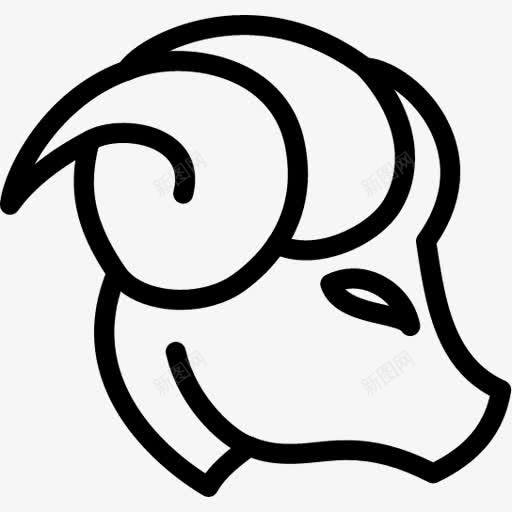 摩羯座Outlineiconspng免抠素材_88icon https://88icon.com Capricorn 摩羯座