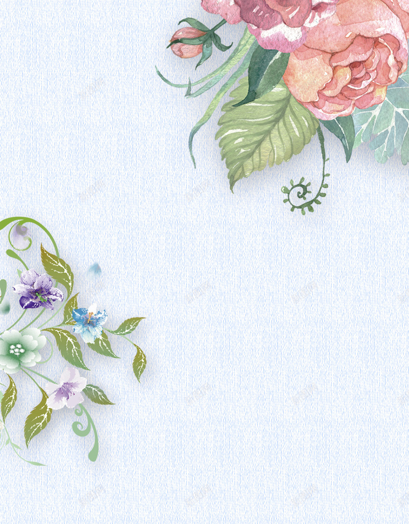 简约花朵新品上市H5背景psd设计背景_88icon https://88icon.com H5背景 上市 小清新 祥云 简约 简约背景 纹理 花朵 花朵背景 蓝色