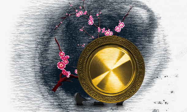 古典铜镜psd免抠素材_88icon https://88icon.com 中国风 古典 古风 铜镜