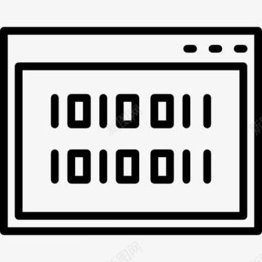 USB符号图标浏览器代码大纲符号一圈图标图标