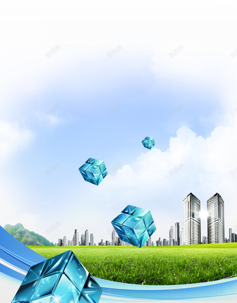 商务魔方蓝色高楼印刷背景psd设计背景_88icon https://88icon.com 印刷背景 商务 科幻 科技 科技感 科技风 蓝色 高楼 高科技 魔方