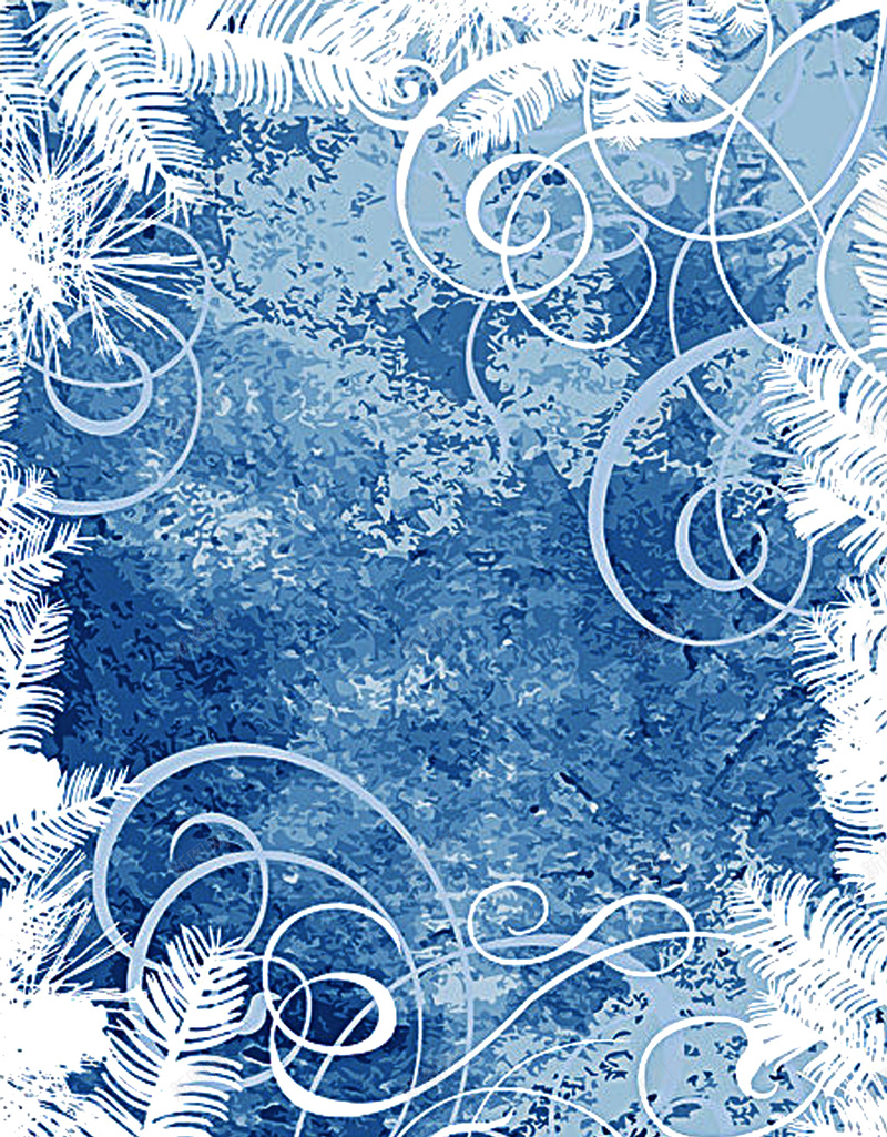 淡蓝色动态梦幻白色矢量植物psd设计背景_88icon https://88icon.com 冬季 广告插图 手绘 梦幻 植物 温暖 矢量 蓝色 质感