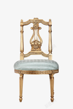 高端金色椅子素材