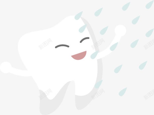 卡通搞怪牙齿png免抠素材_88icon https://88icon.com 卡通 搞怪 牙齿 雨水