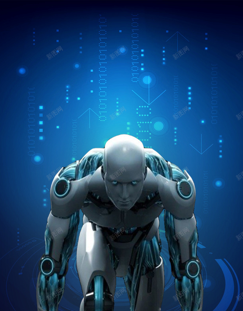 智能机器人蓝色大气科技海报psd设计背景_88icon https://88icon.com 智能机器人 机器人 机器人时代 机器人海报 机器人科技 科技 蓝色 蓝色科技