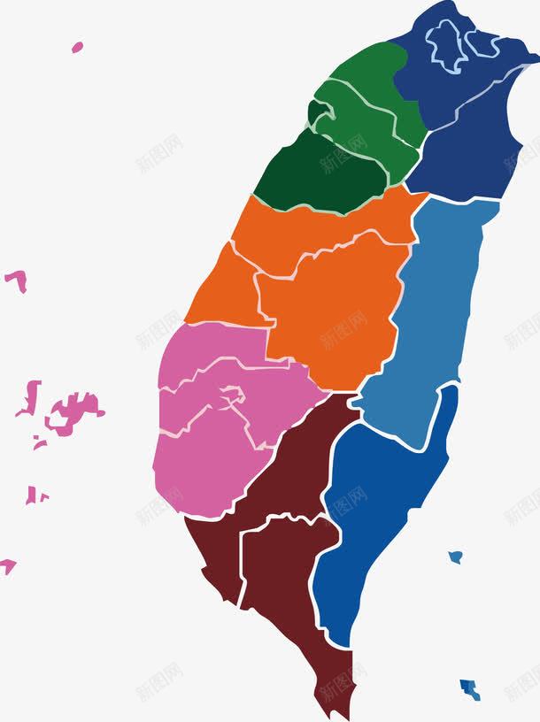 彩色台湾地图png免抠素材_88icon https://88icon.com 中华人民共和国省级行政区 中国台湾地图 中国台湾省 台湾 台湾卡通 台湾地图 地图 彩色 彩色地图